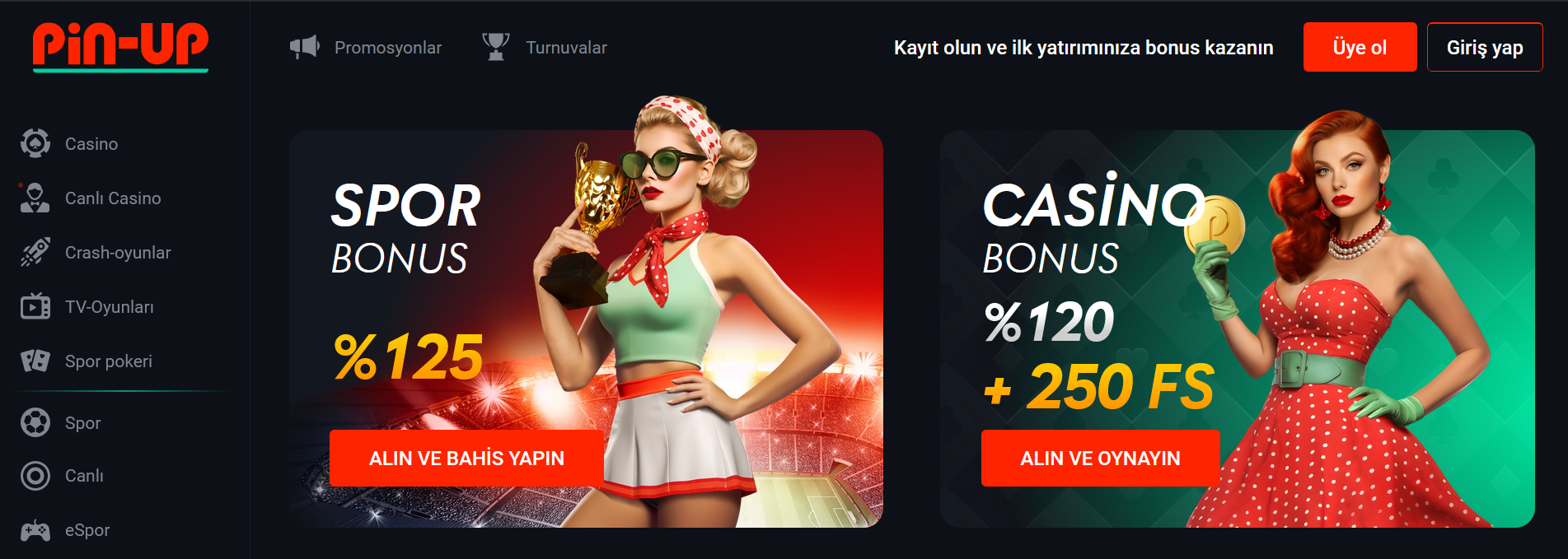Aviator Pin-Up Aviator pinup Türkiye